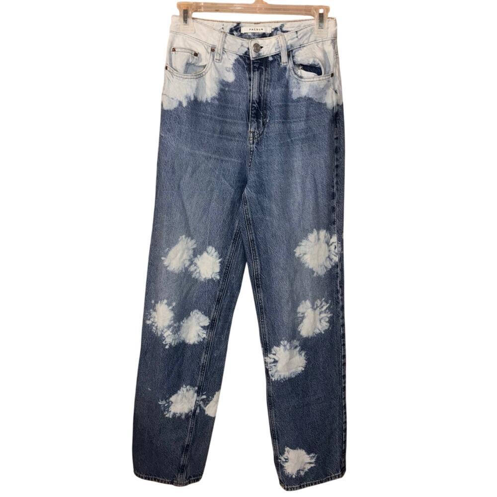 PacSun women’s Acid Bleach Wash 90's Boyfriend Jeans (size 25 / 31” inseam)